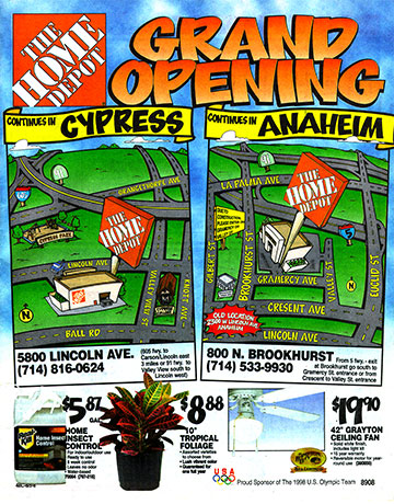 Home Depo Monthly Mailer